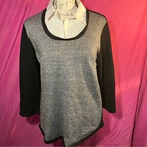 Kim Rogers Black and White Sweater